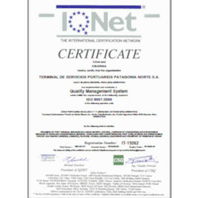 Descarga el certificado de conformidad con la norma  ISO 9001:2015 que garantiza que el sistema de gestión ha sido certificado